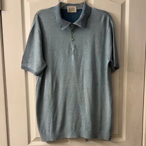 Scotch & Soda Light Blue Polo Shirt for Men size XL